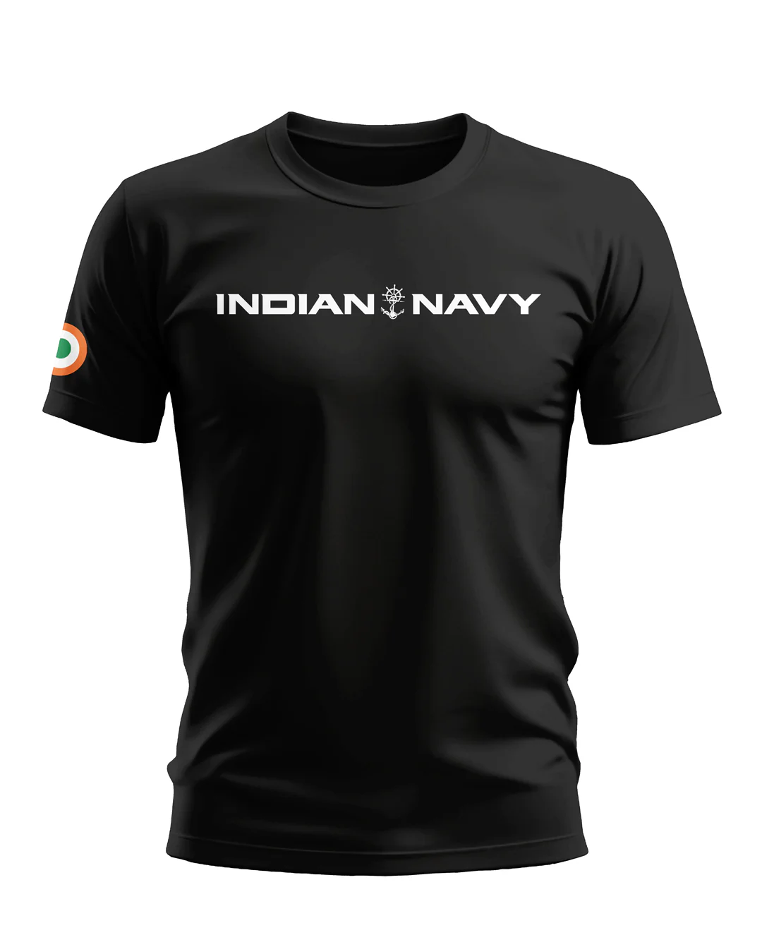 Indian Navy Anchor Soft Cotton T-shirt - Image 3