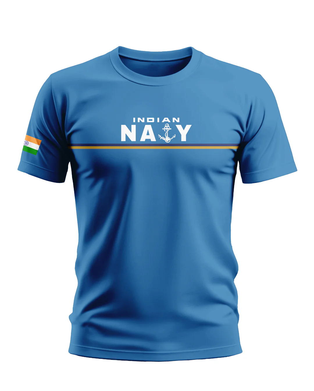 Indian Navy Anchor Style Soft Cotton T-shirt - Image 3