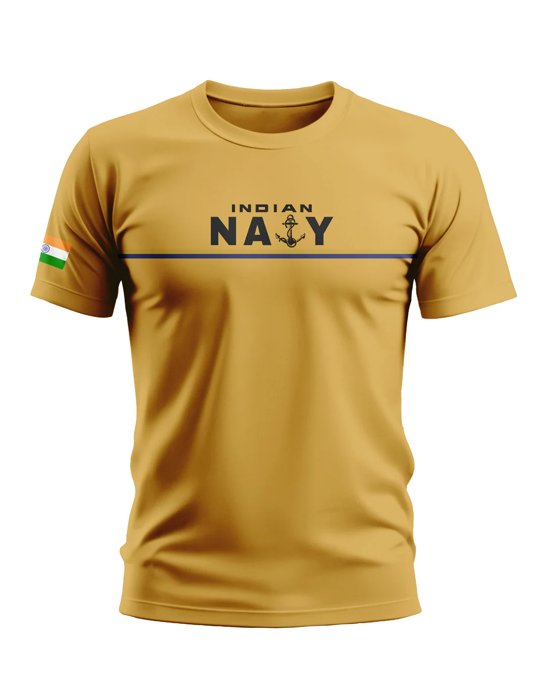 Indian Navy Anchor Style Soft Cotton T-shirt - Image 6