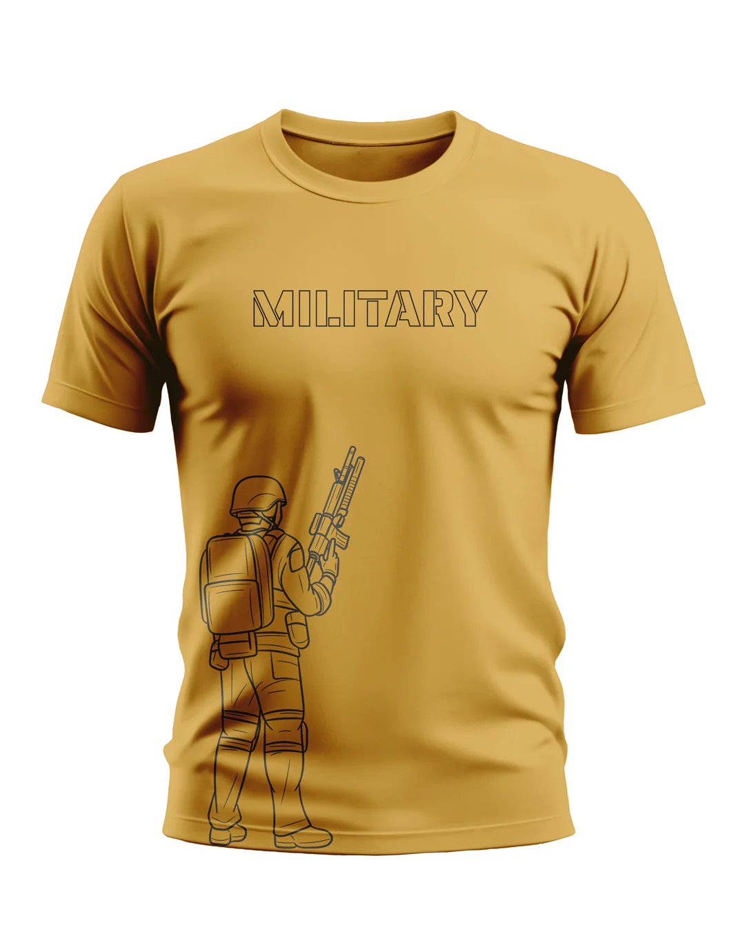 Military Style Designer  Soft Cotton T-shirt - Image 6