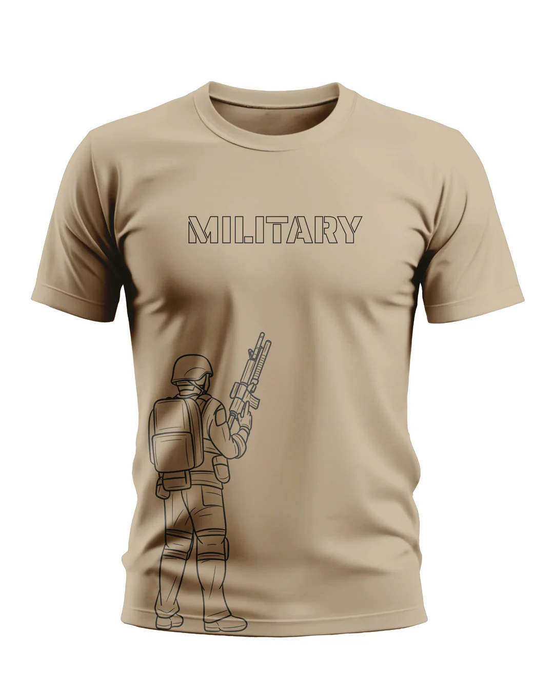 Military Style Designer  Soft Cotton T-shirt - Image 8
