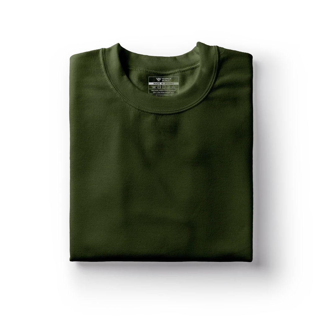 Pick Any 2 - Plain Round Neck Cotton T-shirt Combo - Image 5