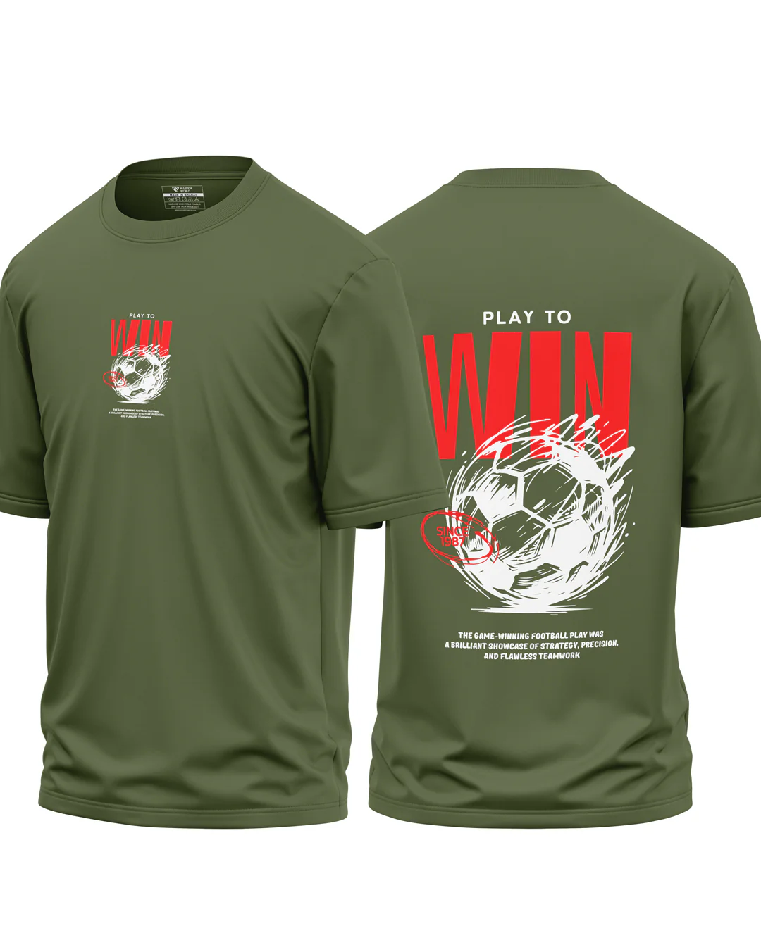 Play to Win Premium Cotton Oversized T-Shirt - Image 3