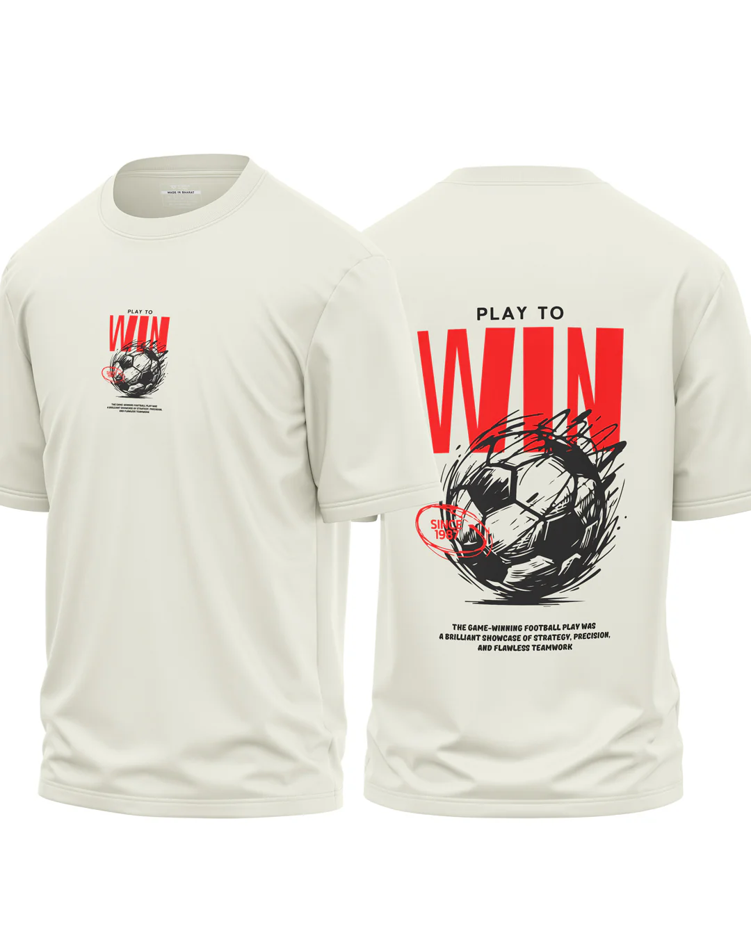 Play to Win Premium Cotton Oversized T-Shirt - Image 6