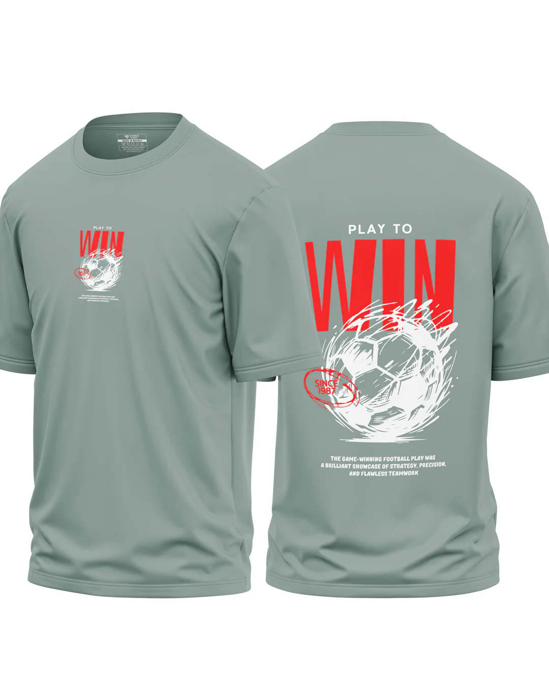 Play to Win Premium Cotton Oversized T-Shirt - Image 7