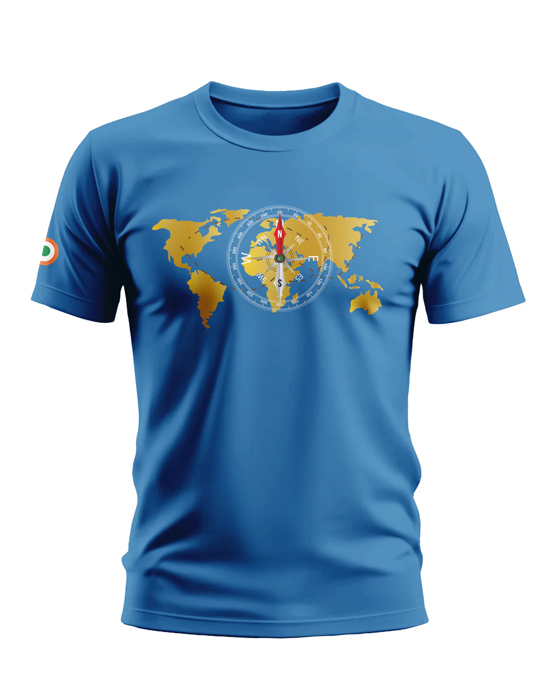 World Map Compass Soft Cotton T-shirt - Image 3