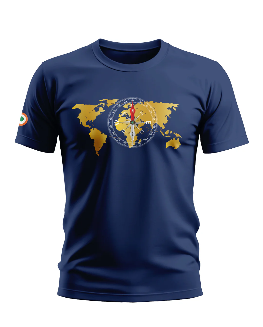 World Map Compass Soft Cotton T-shirt - Image 4