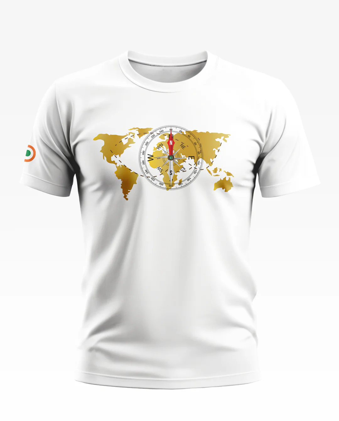 World Map Compass Soft Cotton T-shirt - Image 5