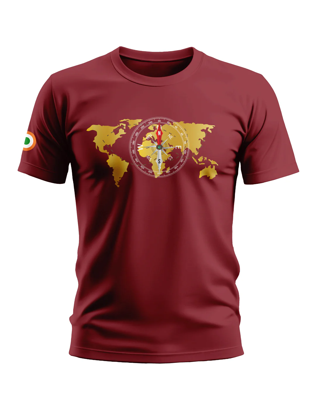 World Map Compass Soft Cotton T-shirt - Image 6