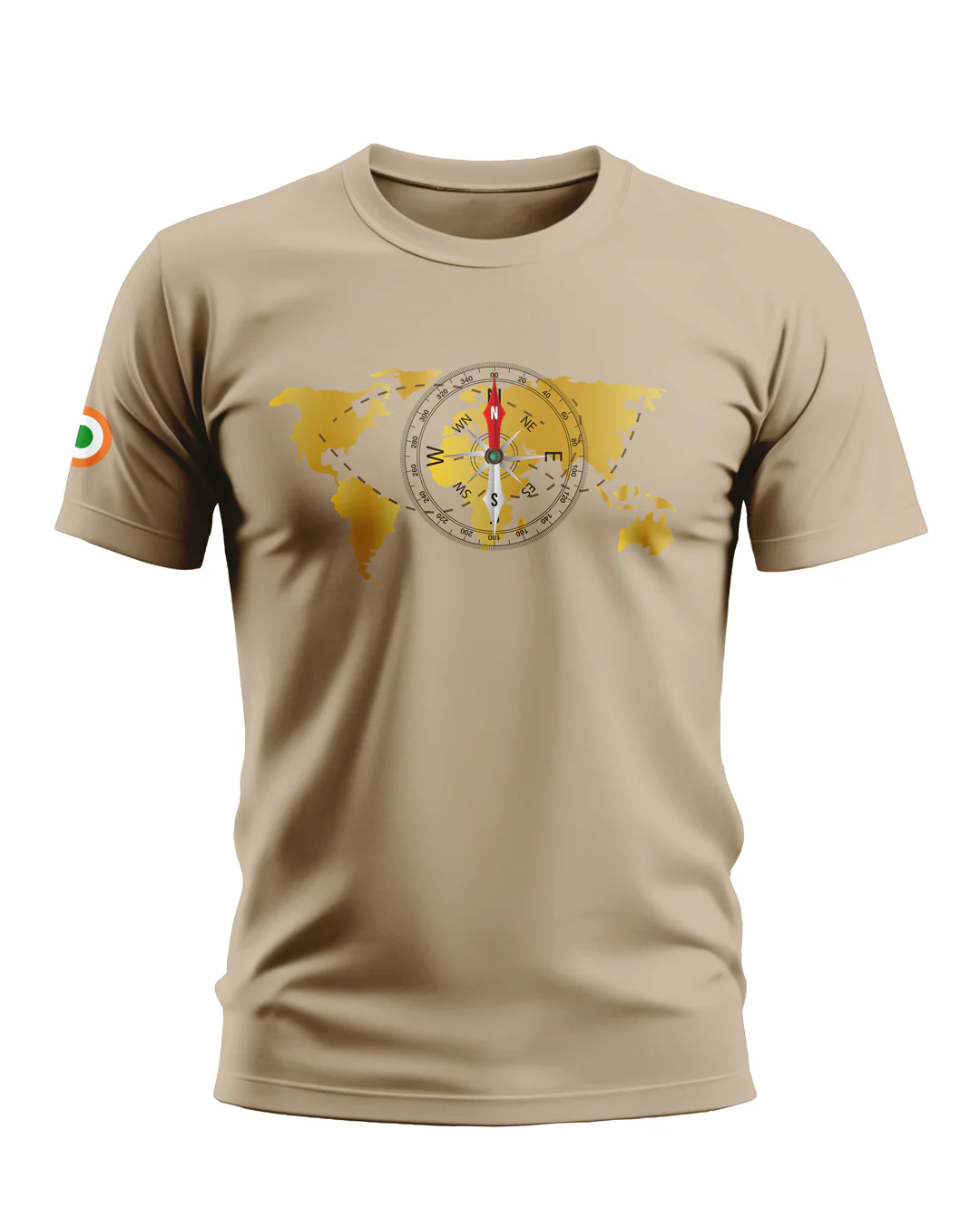 World Map Compass Soft Cotton T-shirt - Image 7